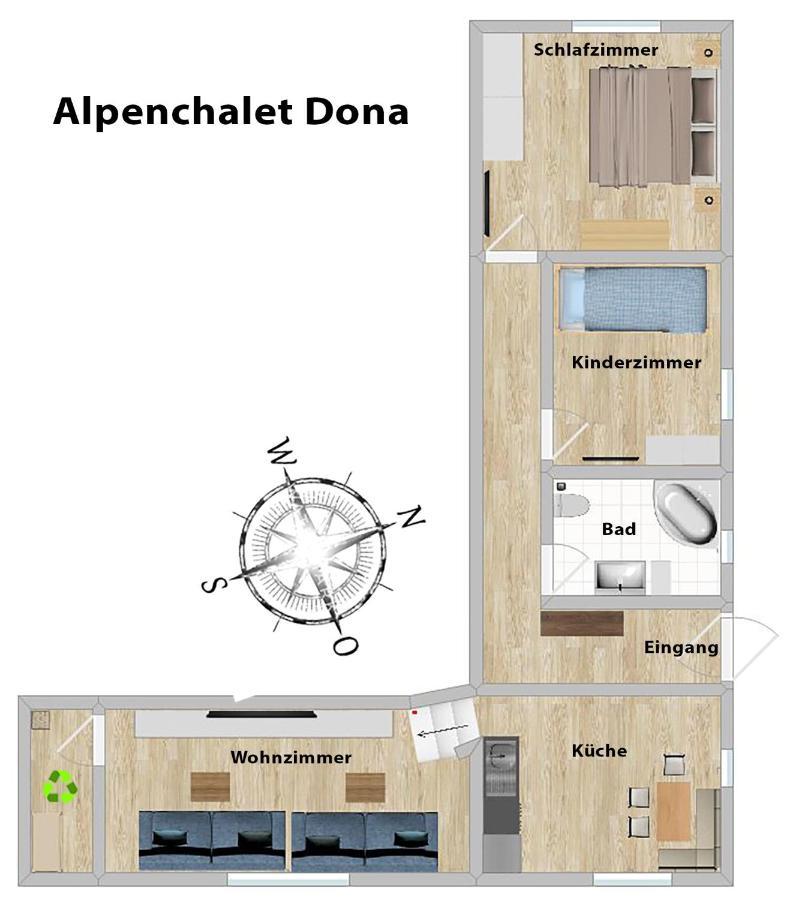 Alpenchalet Dona Partenen Zewnętrze zdjęcie